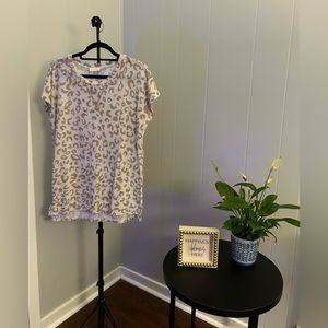 Leopard print shirt/sweater